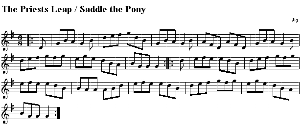 The Priests Leap (Saddle the Pony)